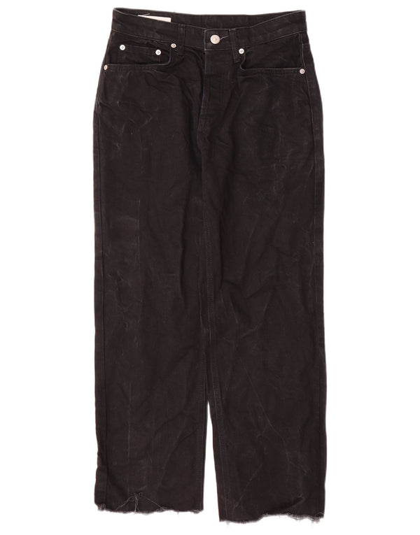 Zara Straight Jeans til mænd EU 38 Small W30 L27 Sort Bomuld