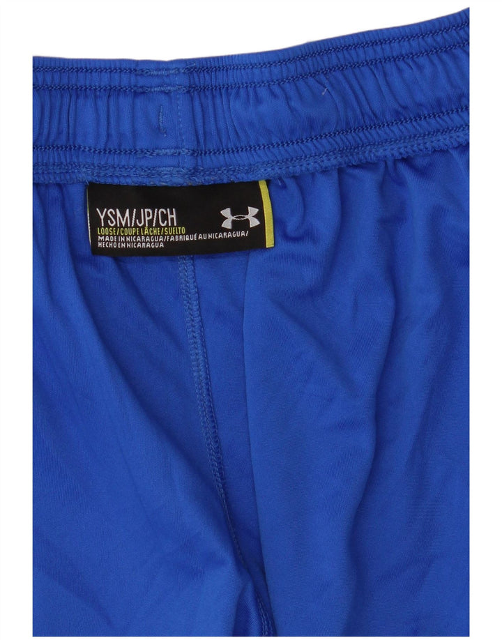 Under Armour drenge grafiske sportsshorts 7-8 år Small Blue Colourblock