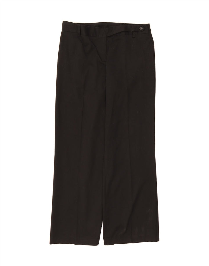 BENETTON Womens Straight Suit Trousers IT 44 Medium W30 L30 Black Vintage Benetton and Second-Hand Benetton from Messina Hembry 