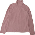 MOUNTAIN WAREHOUSE Mens Zip Neck Fleece Jumper Large Pink Polyester Vintage Mountain Warehouse and Second-Hand Mountain Warehouse from Messina Hembry 
