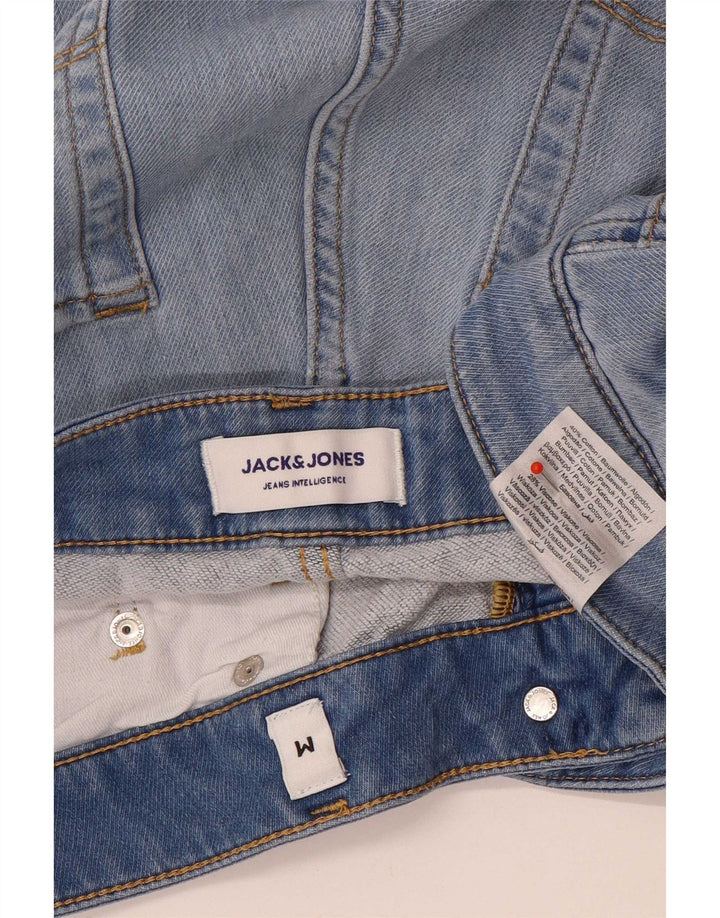Jack & Jones Herre Distressed Denim Shorts Medium W32 Blå Bomuld