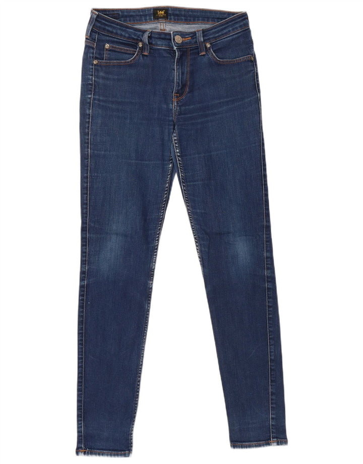 LEE Dame Scarlett Skinny Jeans W28 L29 Blå Bomuld