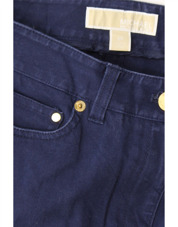 MICHAEL KORS Womens Skinny Jeans US 8 Medium W28 L27 Navy Blue Vintage Michael Kors and Second-Hand Michael Kors from Messina Hembry 