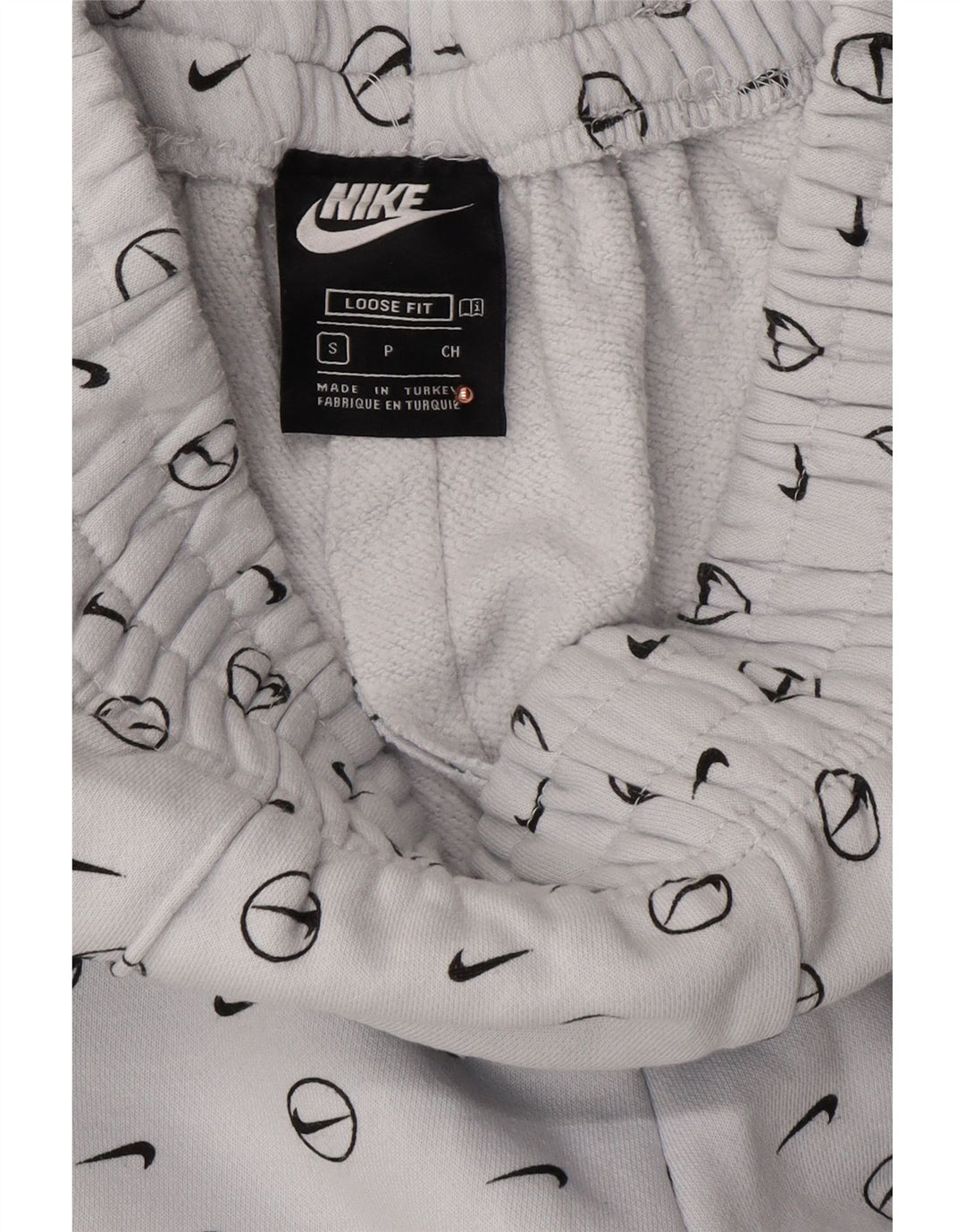 NIKE Herre Loose Fit grafisk træningsdragt Bukser Joggers Små blå bomuld