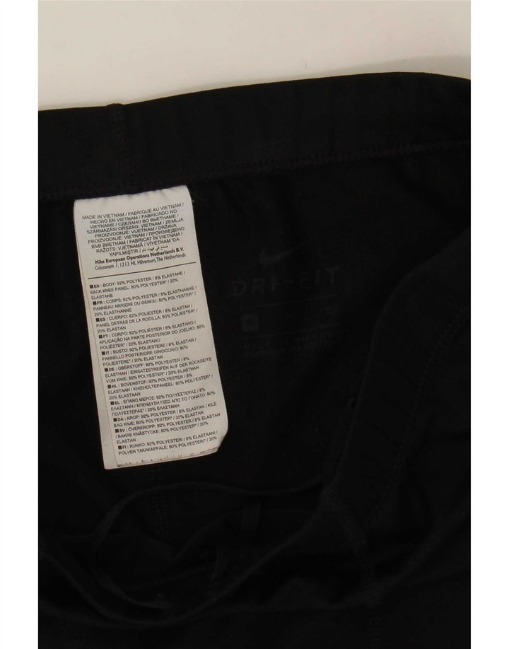 Nike Dame Dri Fit Leggings UK 18 XL Sort Polyester