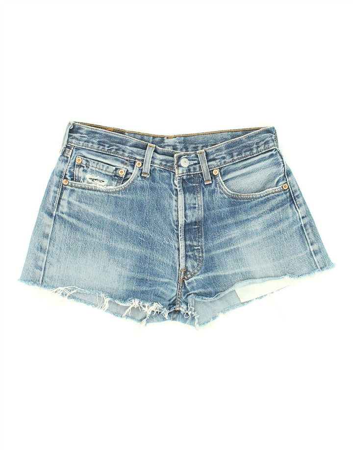 LEVI'S vintage denimshorts til kvinder W31 mellemblå bomuld