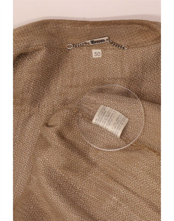 Breco's bomberjakke til mænd IT 50 Large Brown Linen