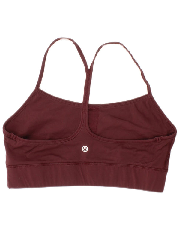 Lululemon Dame Sport BH Top Stor Burgundy Sports