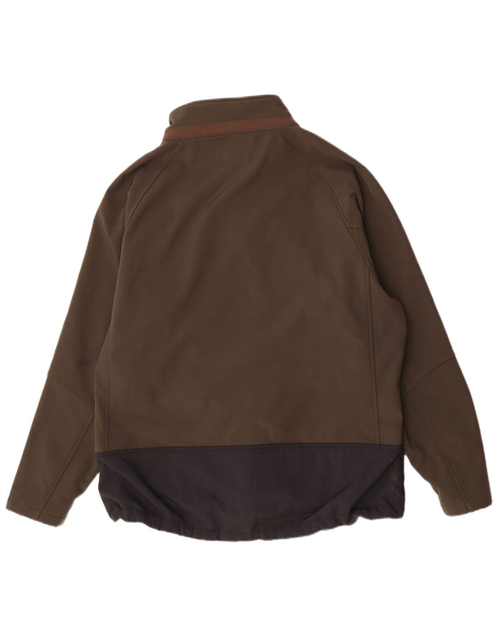 Dickies Herre Windbreaker Jacket UK 46 3XL Khaki Colourblock Polyester