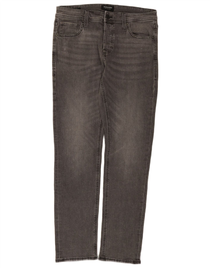 Jack & Jones Herre Slim Jeans W32 L32 Grå Bomuld