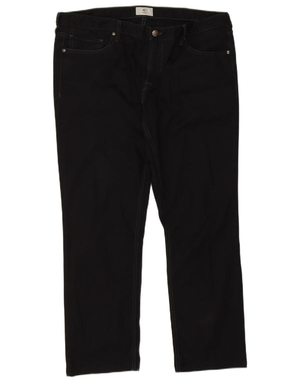 Cerruti 1881 Straight Jeans til mænd W40 L29 sort bomuld