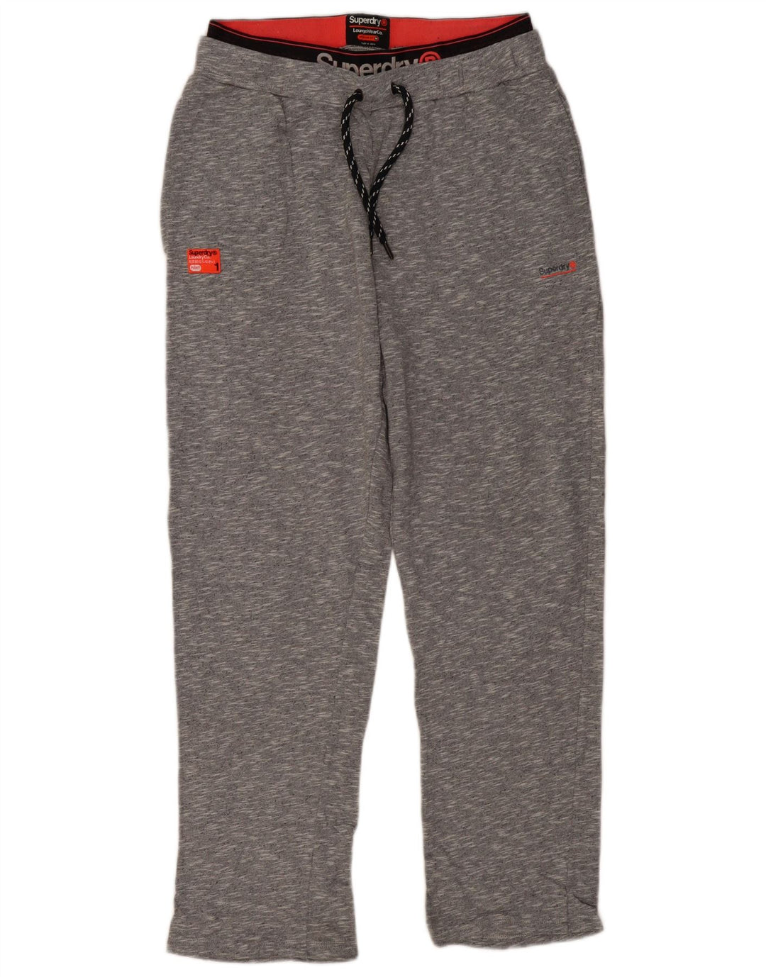 SUPERDRY Herre Regular Fit træningsdragt Bukser Medium Grey Flecked Bomuld