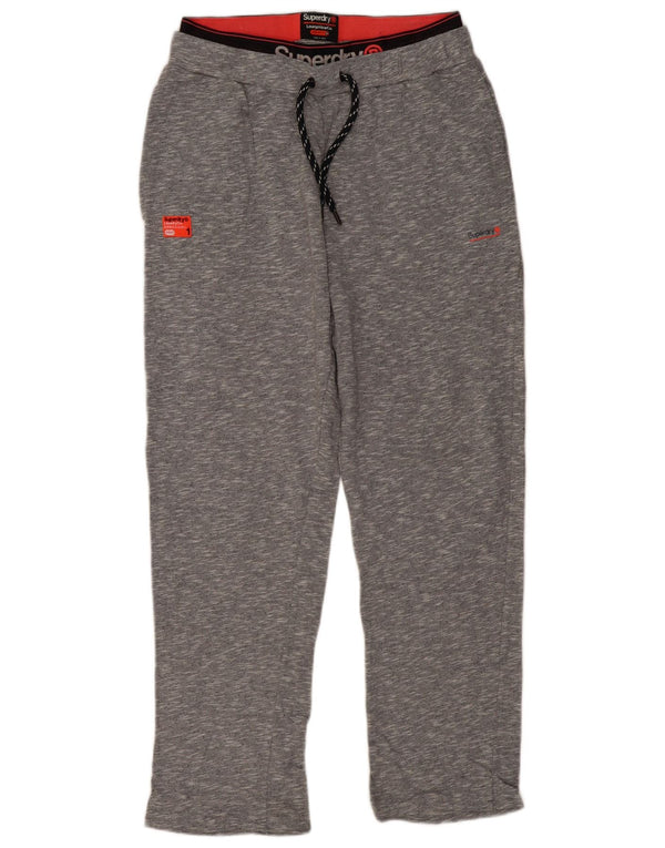 SUPERDRY Herre Regular Fit træningsdragt Bukser Medium Grey Flecked Bomuld