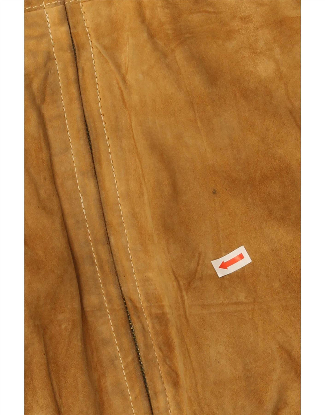 Vintage herre ruskind bomberjakke IT 50 Large Beige