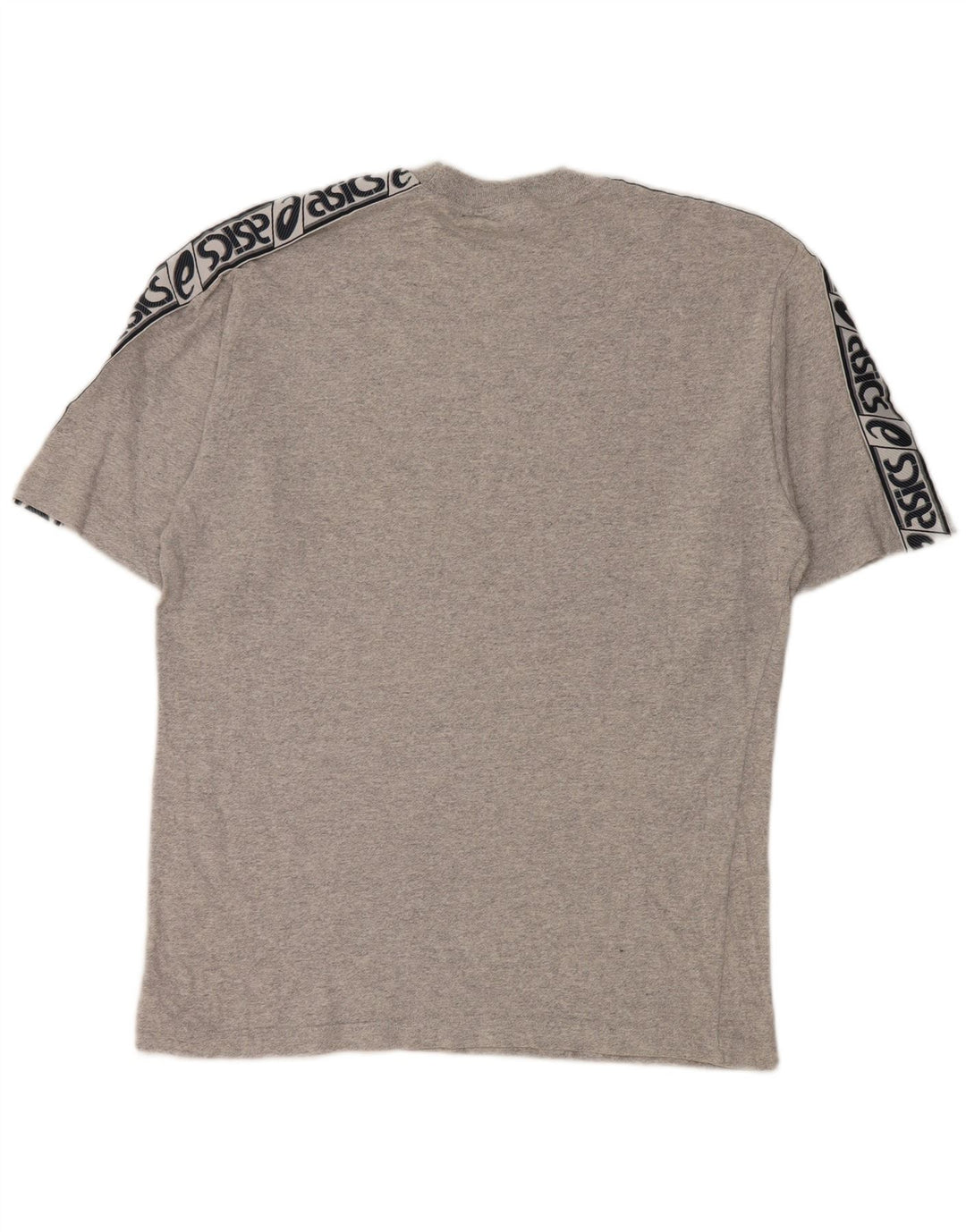 Asics Herre grafisk T-shirt Top Medium Grey Colourblock Bomuld