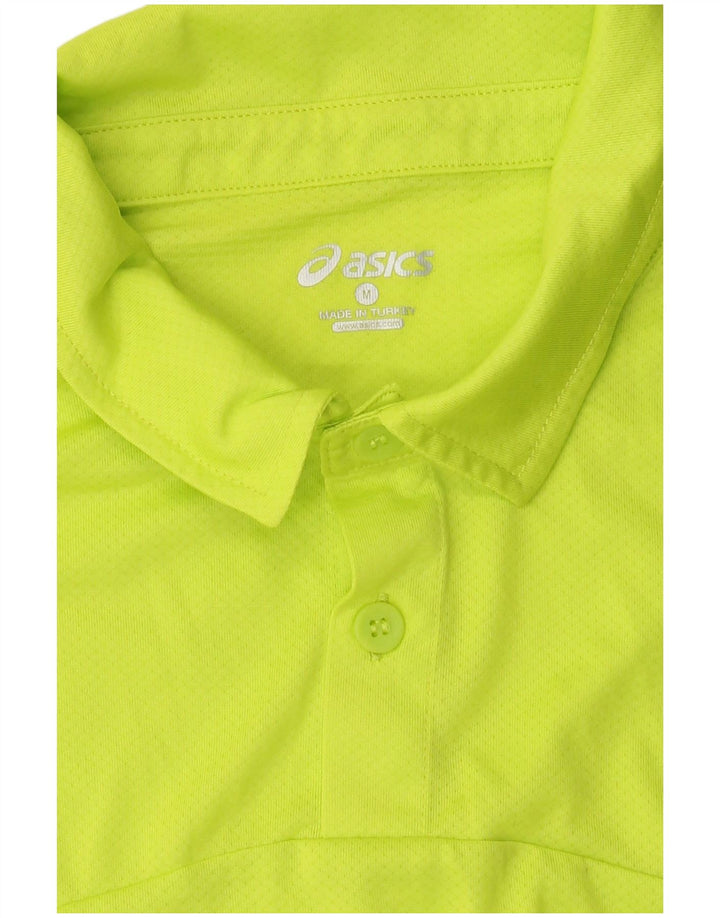 Asics Herre Polo Shirt Medium Gul Sports