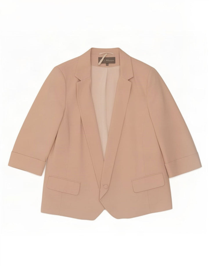 Marks & Spencer Dame 3/4 ærmer 1 knap blazerjakke UK 16 Large Pink