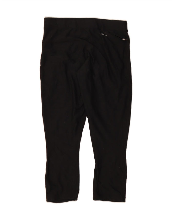 NIKE Womens Dri Fit Leggings UK 12 Medium Black Polyester Vintage Nike and Second-Hand Nike from Messina Hembry 