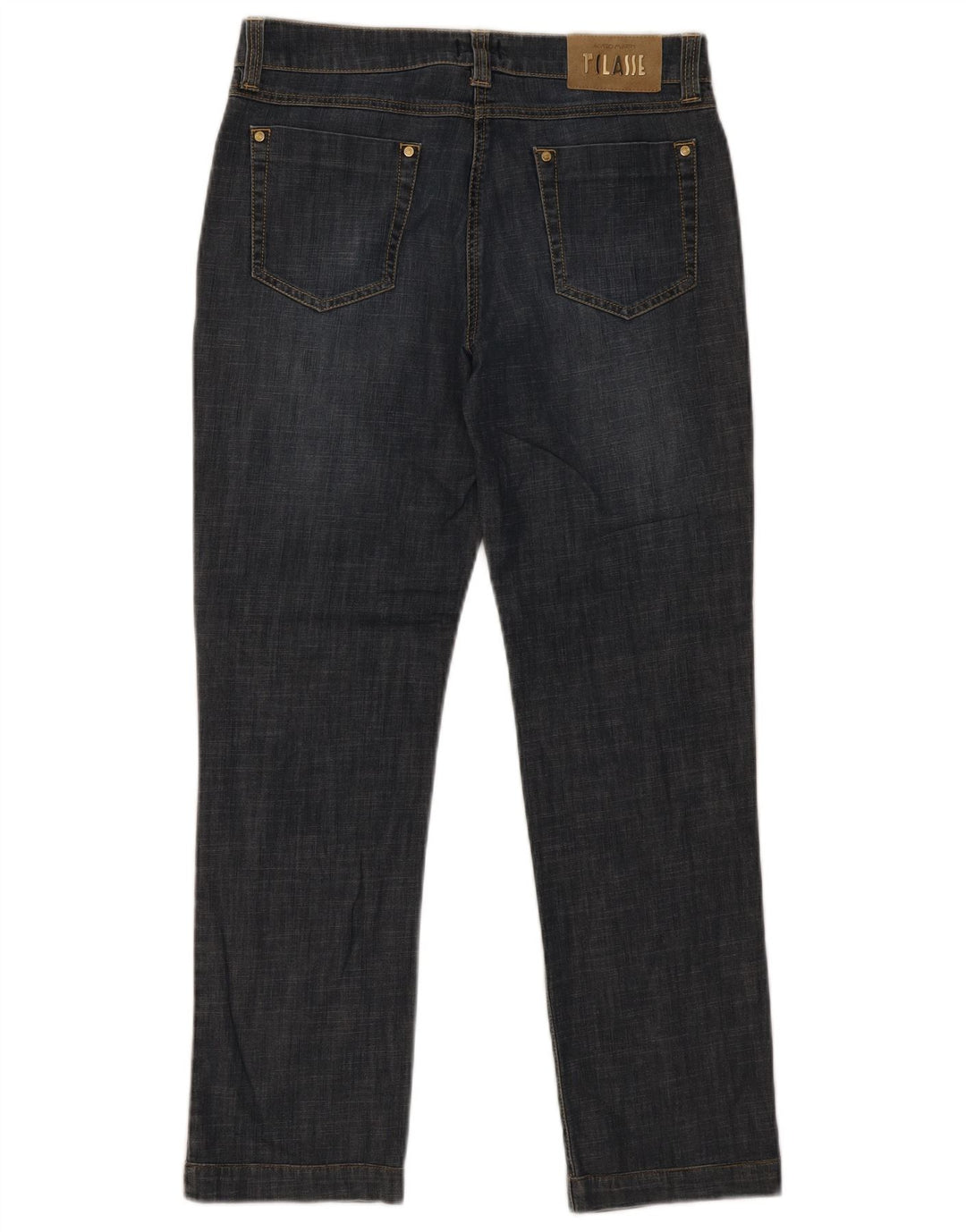 ALVIERO MARTINI Lige jeans til kvinder W30 L29 Marineblå bomuld