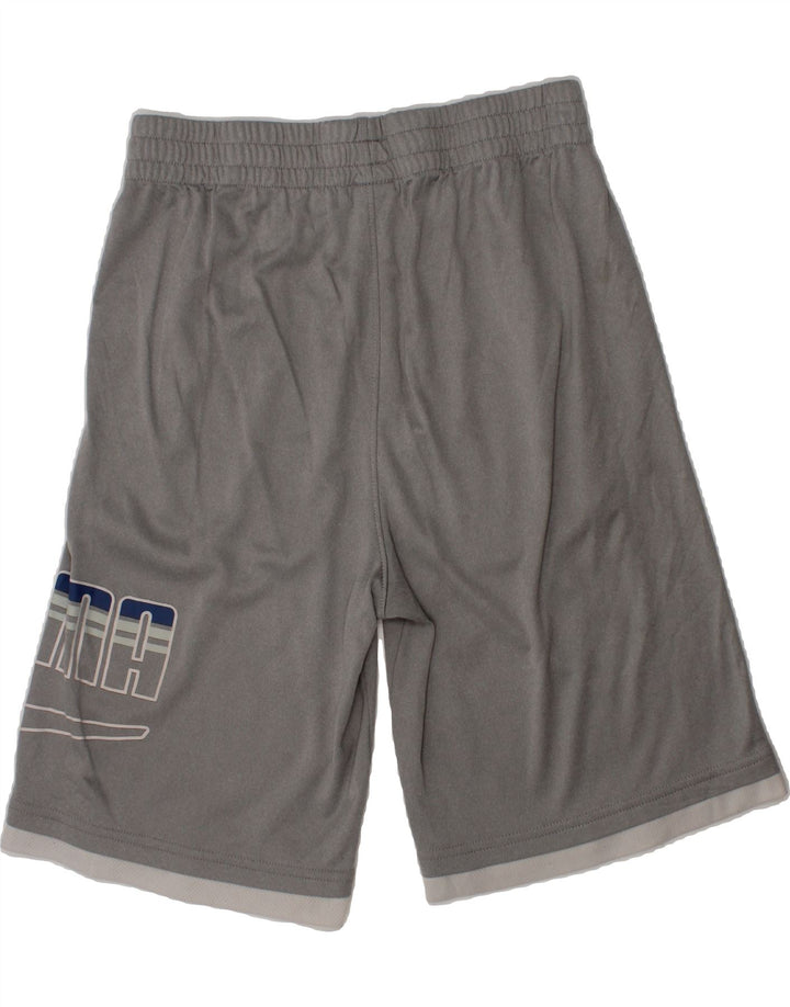 PUMA Boys Graphic Sport Shorts 14-15 Years Large  Grey Polyester Vintage Puma and Second-Hand Puma from Messina Hembry 