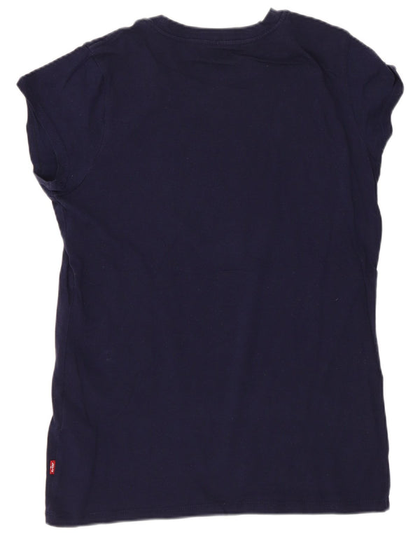 Levi's Girls Regular grafisk T-shirt top 15-16 år marineblå bomuldslogo