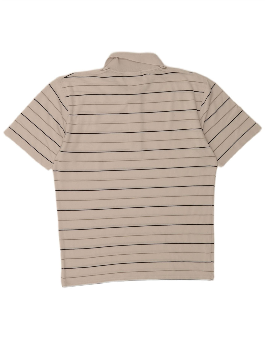 Lacoste Herre Polo Shirt Størrelse 4 Medium Hvid Stribet