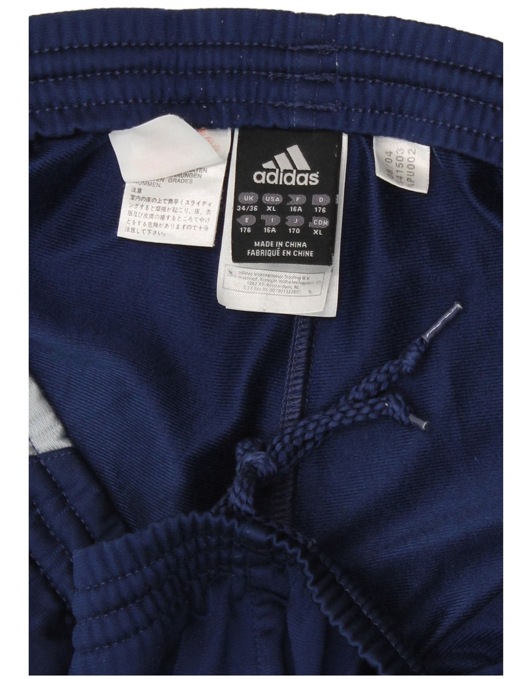 Adidas Træningsdragtsbukser til drenge 15-16 år Marineblå Colourblock Polyester
