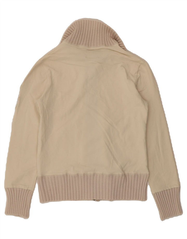 CESARE PACIOTTI Boys Graphic Tracksuit Top Jacket 11-12 Years Large Beige Vintage Cesare Paciotti and Second-Hand Cesare Paciotti from Messina Hembry 