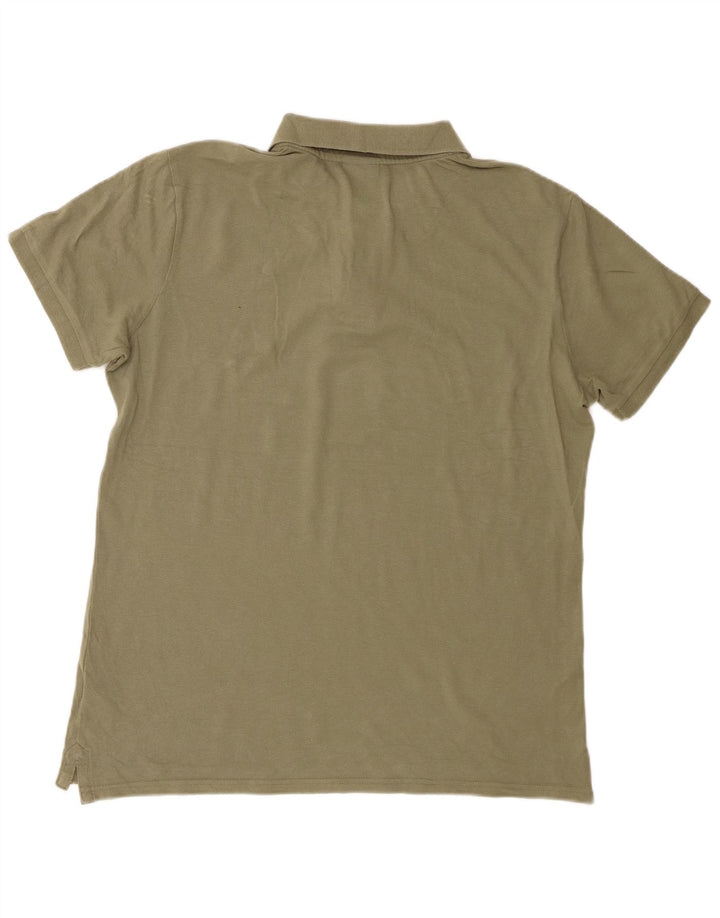 Diadora herre poloskjorte stor kaki bomuld