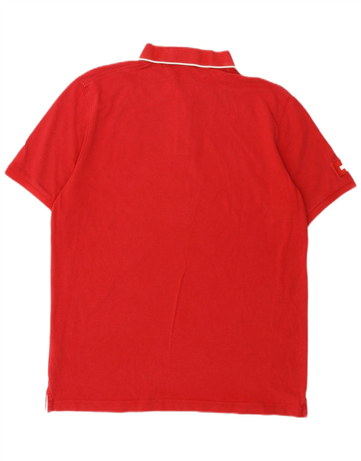 Hackett herre poloshirt XL rød bomuld