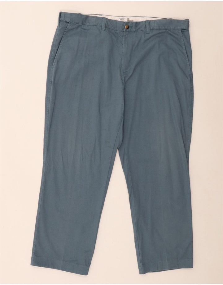 Marks & Spencer Herre Regular Fit Chinobukser W42 L29 Blå Bomuld