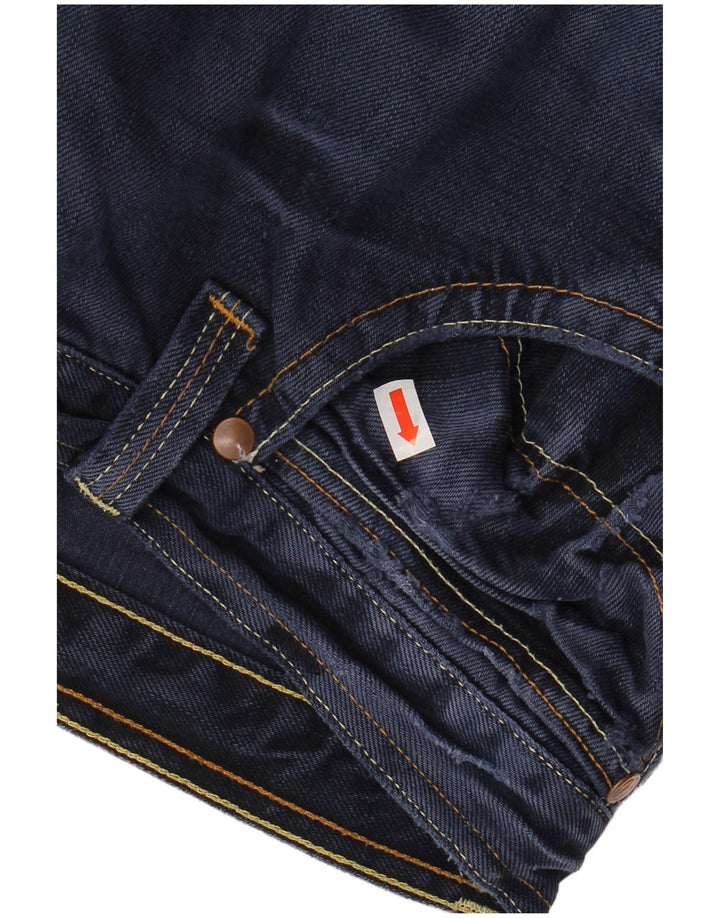 WRANGLER Herre Dayton Straight Jeans W38 L31 Blå Bomuld
