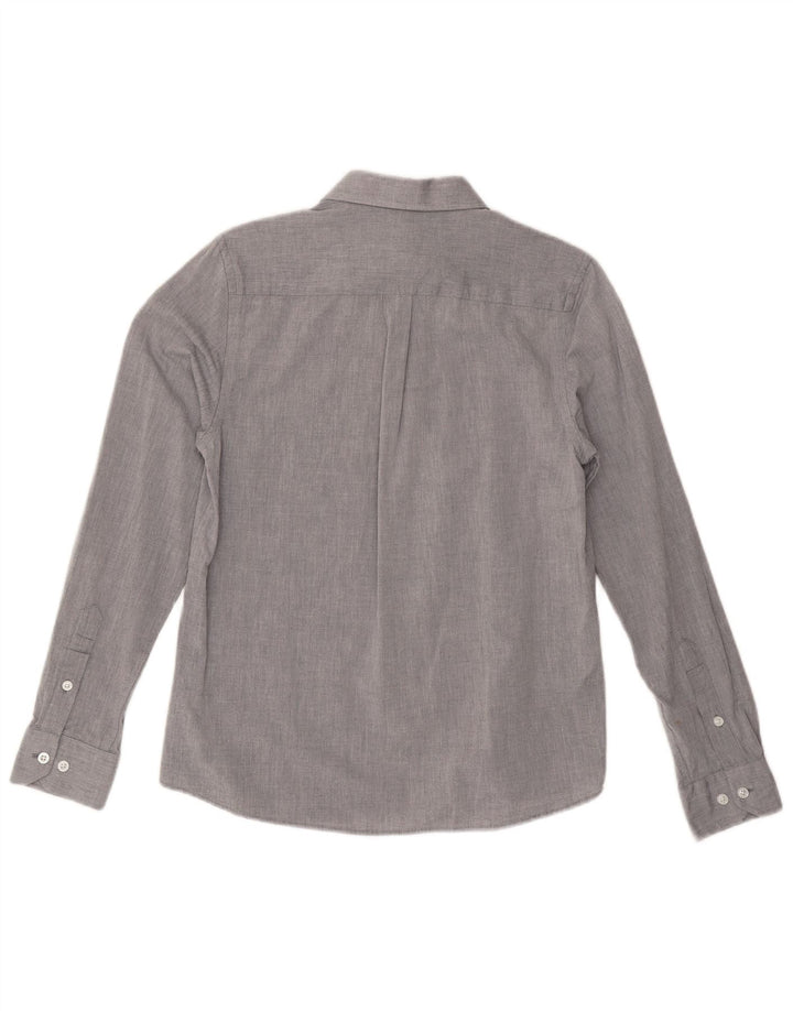 HARMONT & BLAINE Slim Fit skjorte til mænd, lille grå bomuld