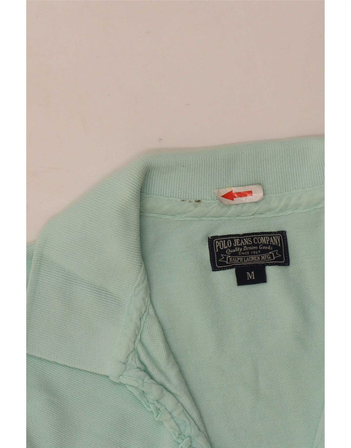 Ralph Lauren Dame Polo Shirt UK 12 Medium Turkis Bomuld