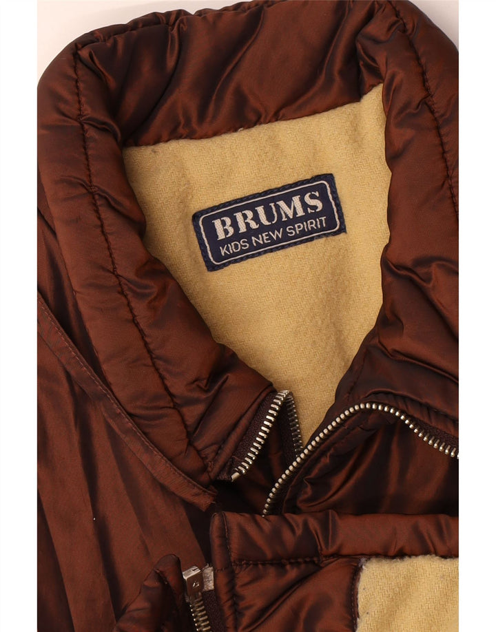 Brums Polstret Damejakke IT 42 Medium Brun Polyamid