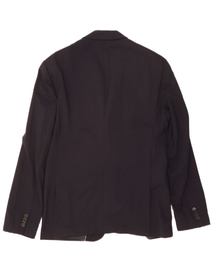 Calvin Klein Herre 2-knaps blazerjakke IT 48 Medium Sort Polyester