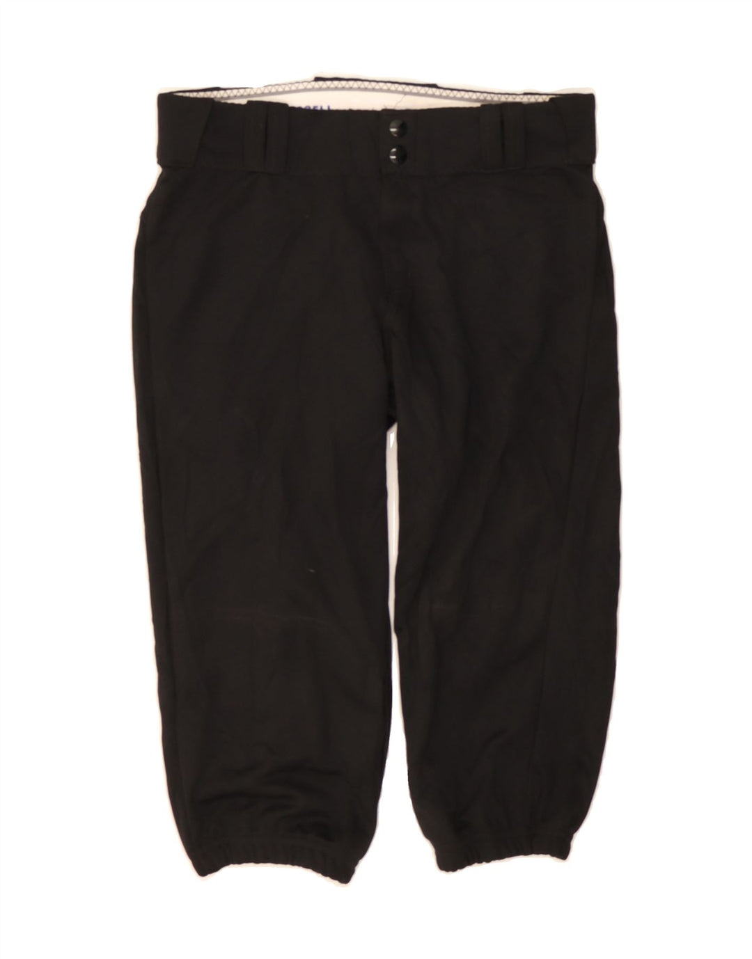 RUSSELL ATHLETIC Womens Capri Trousers UK 14 Medium W31 L18 Black Vintage Russell Athletic and Second-Hand Russell Athletic from Messina Hembry 