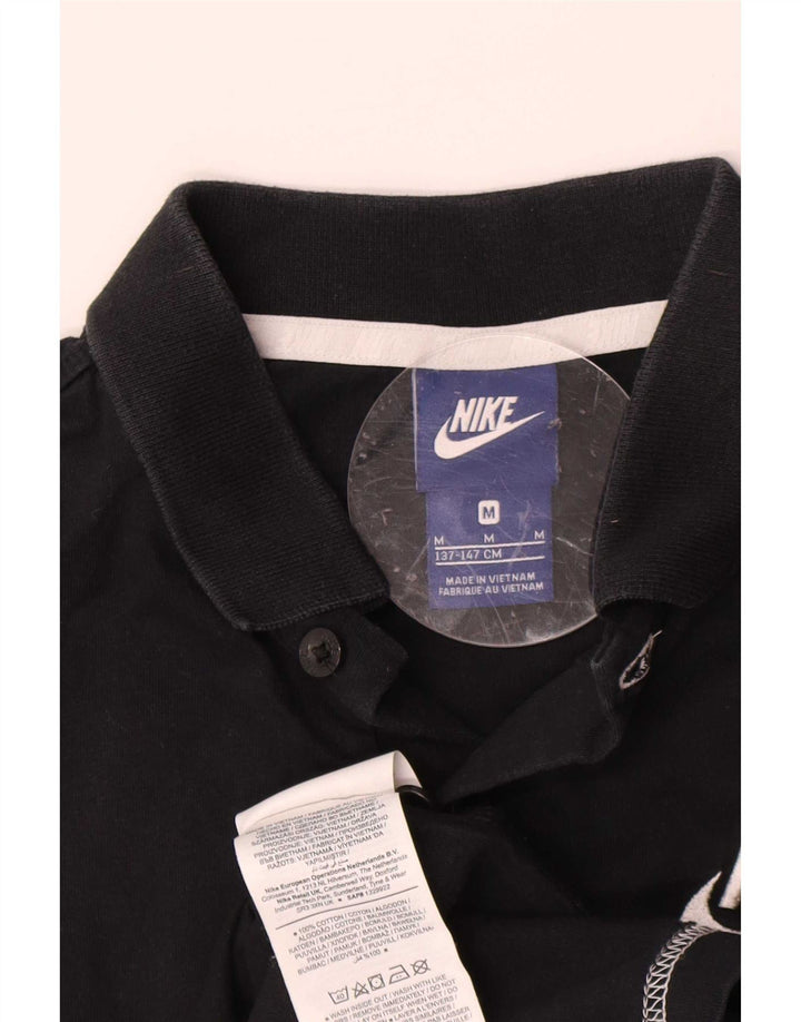 Nike Boys Polo Shirt 10-11 år Medium Sort Bomuld
