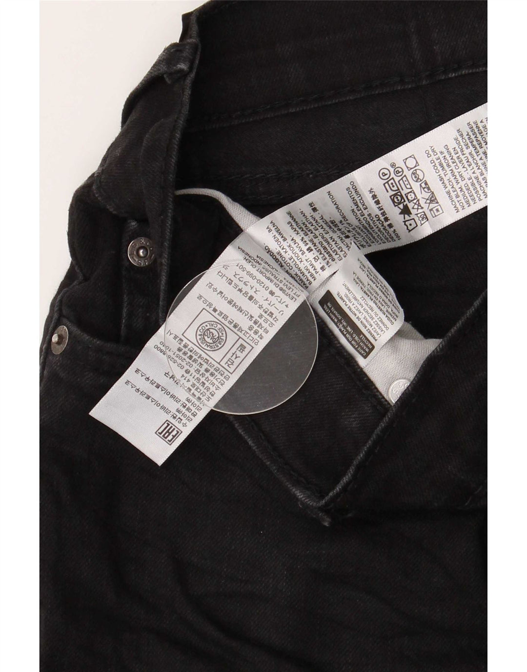 Levi's Herre 511 Slim Jeans W40 L30 Sort Bomuld