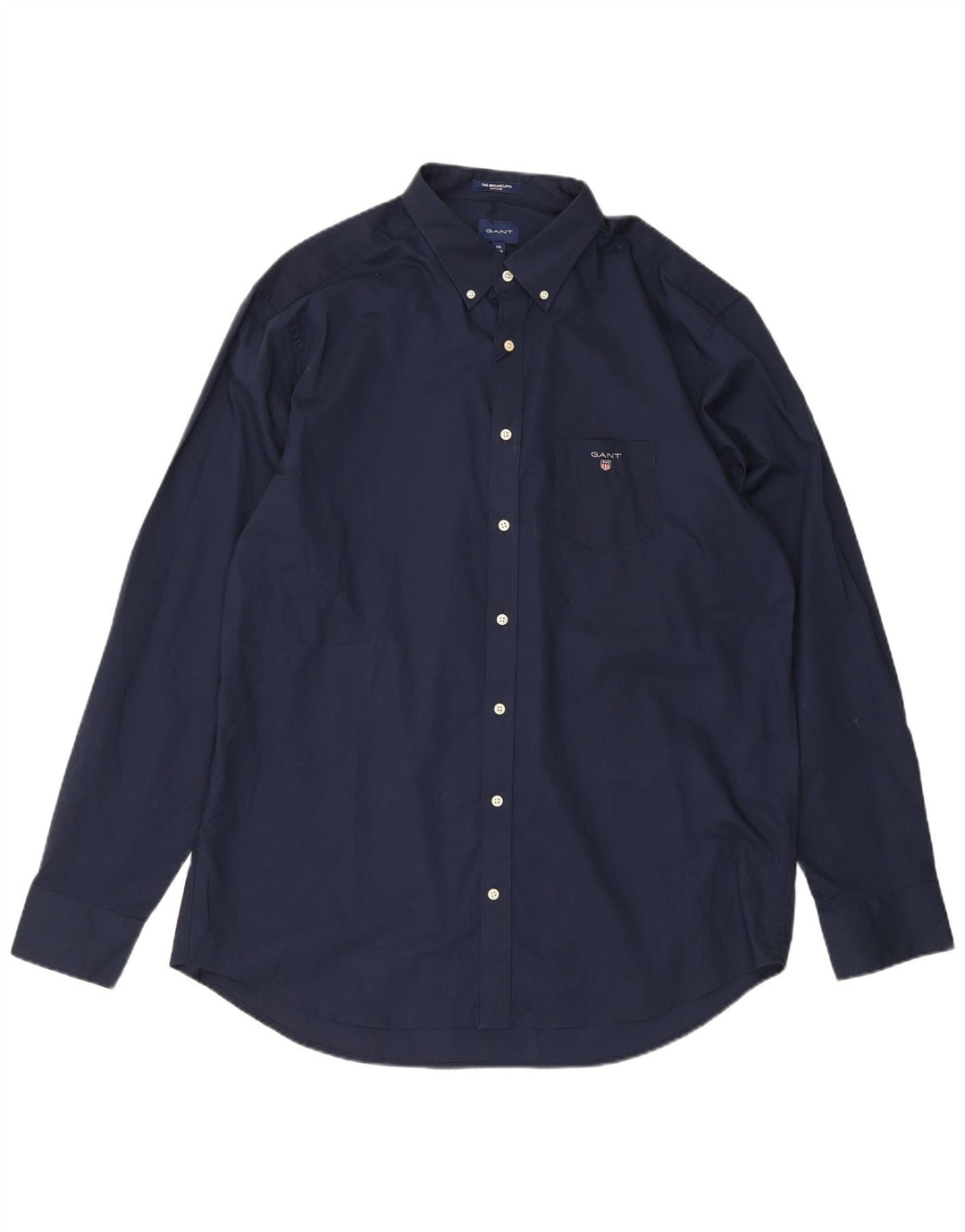 Gant herre Regular Fit skjorte 2XL marineblå bomuld klassisk