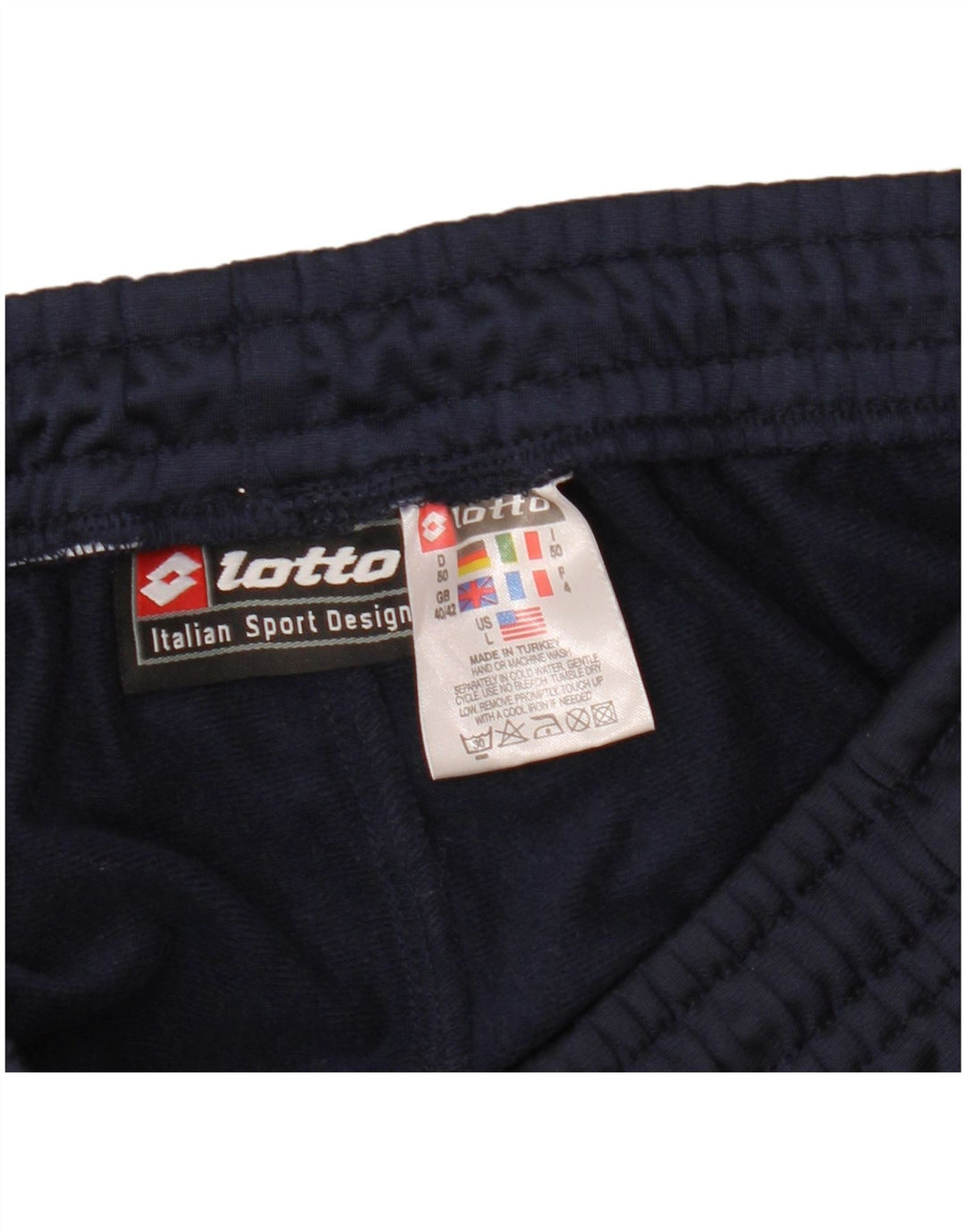 Lotto Herre træningsdragt Bukser UK 42/44 Large Navy Blue Polyester