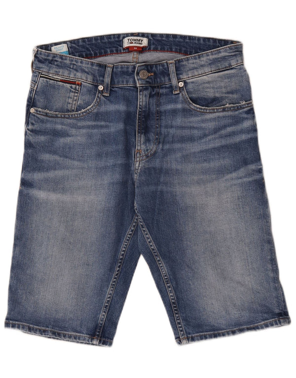 Tommy Hilfiger Herre Relaxed Fit denimshorts W30 Medium Blue Cotton