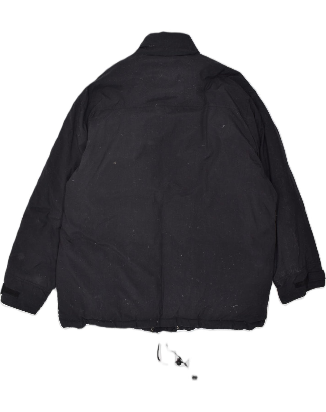 INVICTA Mens Windbreaker Jacket UK 40 Large Black Polyamide | Vintage | Thrift | Second-Hand | Used Clothing | Messina Hembry 