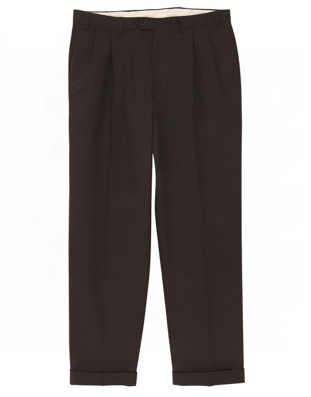 Marks & Spencer Herre Stretch Pegged Suit Bukser W36 L31 Grå Polyester