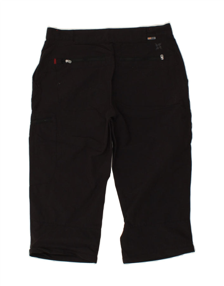 MC KINLEY Womens Bermuda Shorts UK 10 Small W26 Black Polyamide Vintage MC Kinley and Second-Hand MC Kinley from Messina Hembry 