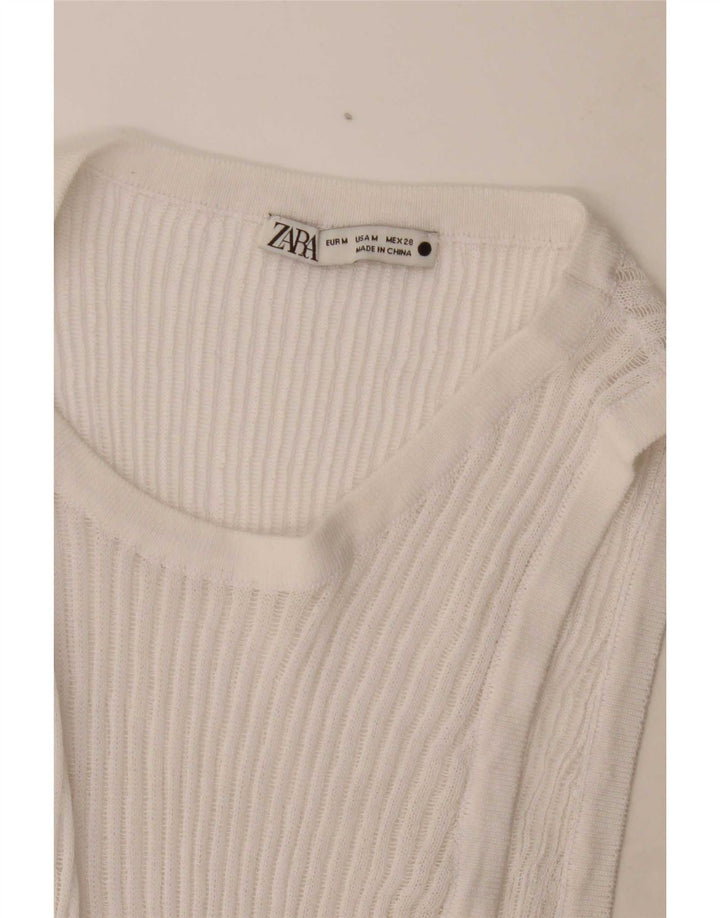 Zara Damevest Top UK 14 Medium White
