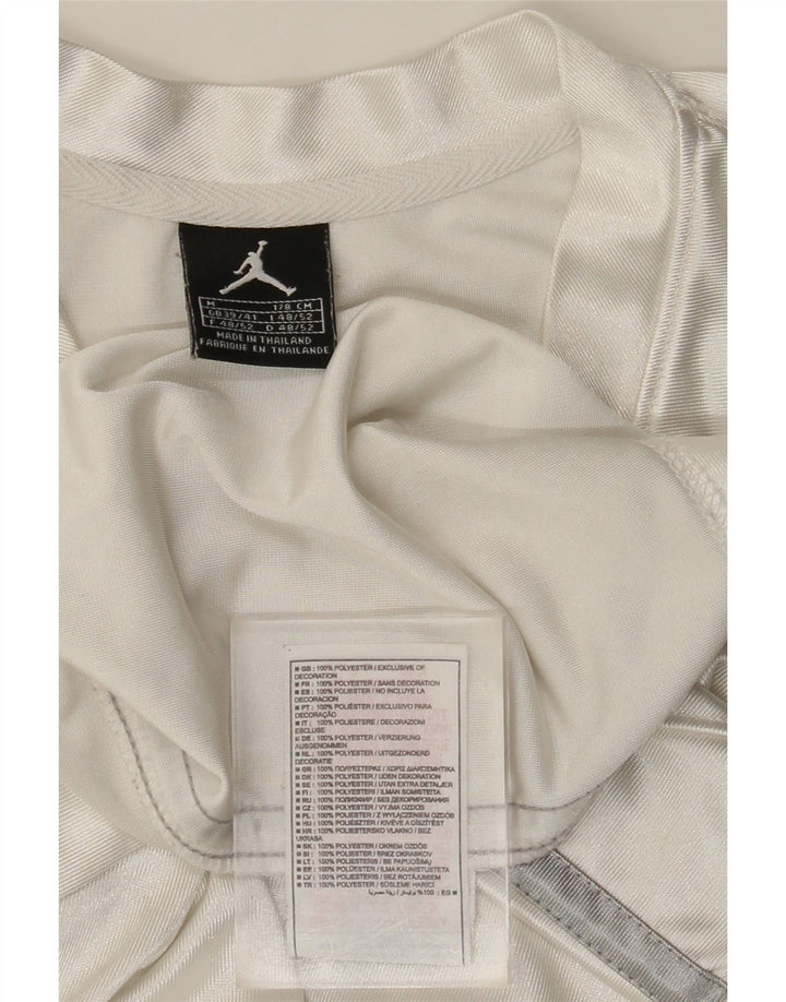 JORDAN Mens Vest Top UK 39/41 Medium White Polyester