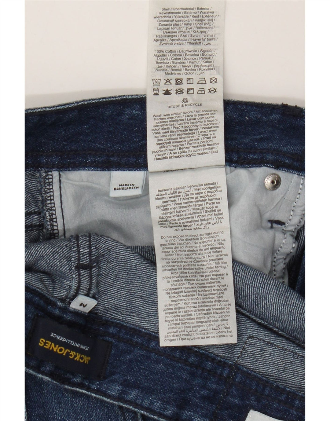 Jack & Jones Herre Regular Fit denimshorts Medium W32 Blå Bomuld