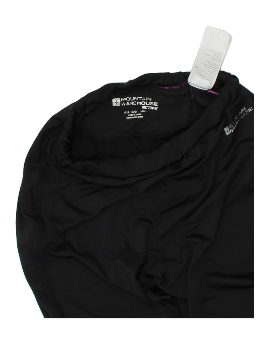 MOUNTAIN WAREHOUSE Womens Capri Tracksuit Trousers UK 14 Medium Black Vintage Mountain Warehouse and Second-Hand Mountain Warehouse from Messina Hembry 