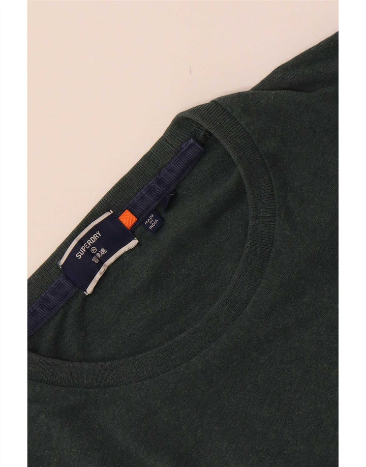 Superdry T-shirt top mellem grøn til mænd